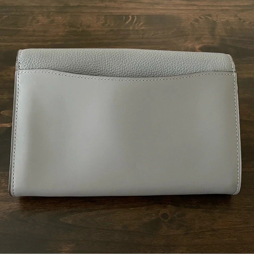 Coach “Tabby” Leather Clutch Bag with Chain Strap - Picture 4 of 8